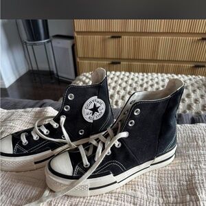 Converse Black and White High Top Sneakers